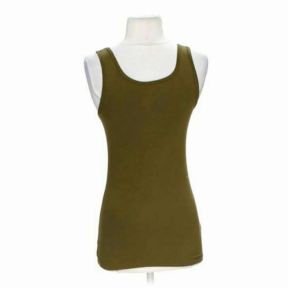 • {Mossimo} Brown Ribbed Tank - Picture 3 of 4